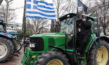 «Απόβαση» αγροτών με τρακτέρ σήμερα στο Σύνταγμα