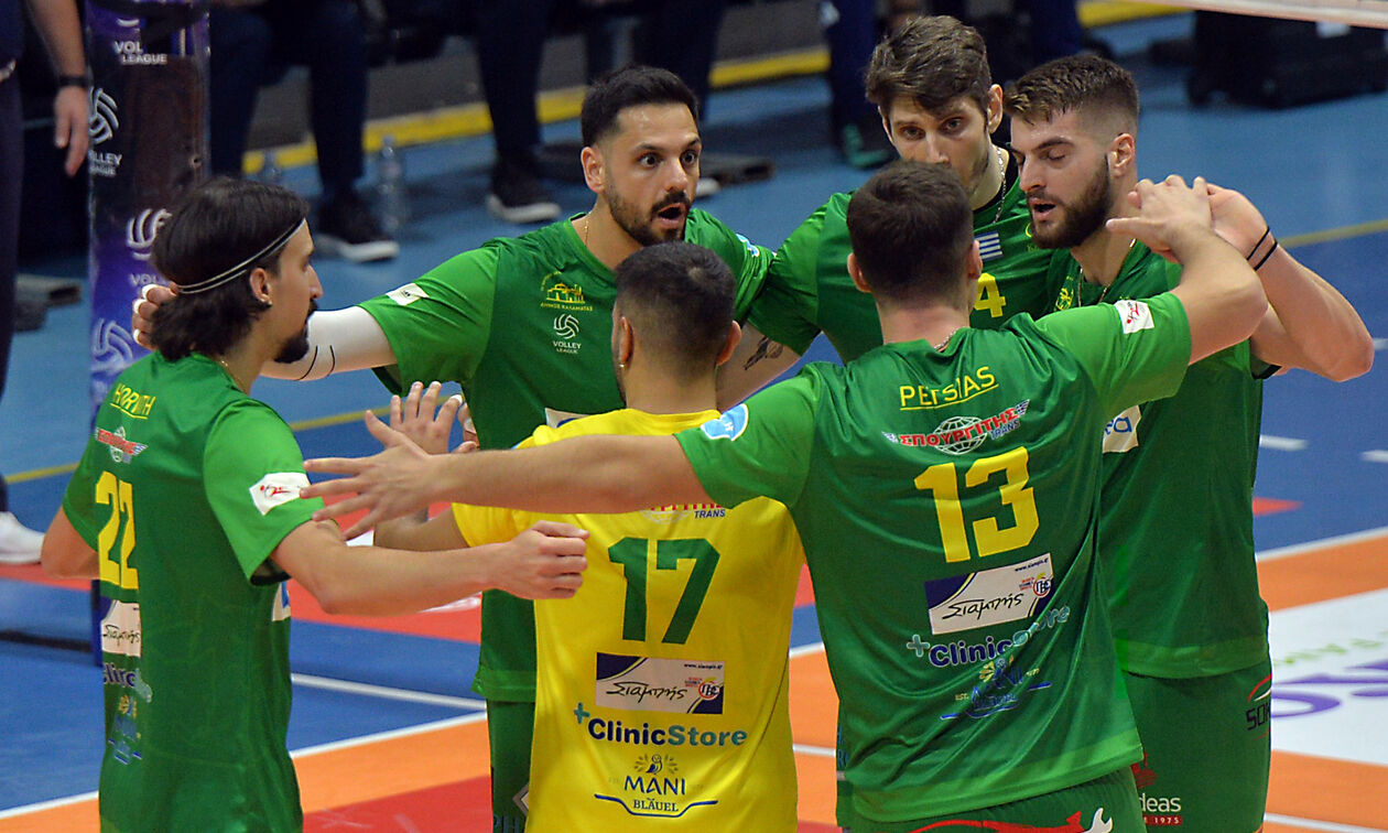 Volley League Ανδρών: Εύκολα ο Μίλων - Μεταμεσονύκτιο διπλό η Καλαμάτα στη Σύρο