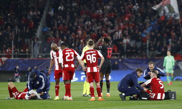 Ολυμπιακός - Λεβερκούζεν | Σφοδρή εναέρια σύγκρουση Πιρόλα - Ρέτσου (vid)