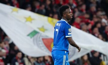 Έρευνα της Μπενφίκα για ρατσιστική συμπεριφορά δύο οπαδών της προς τον Βινίσιους