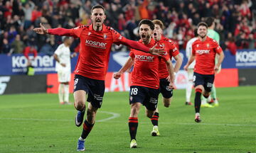 La Liga: Ήττα της Ρεάλ στη Παμπλόνα