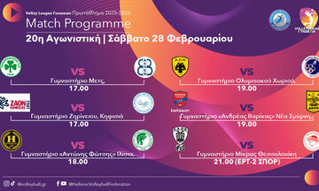 Volley League Γυναικών: Ντέρμπι σε όλα τα μέτωπα