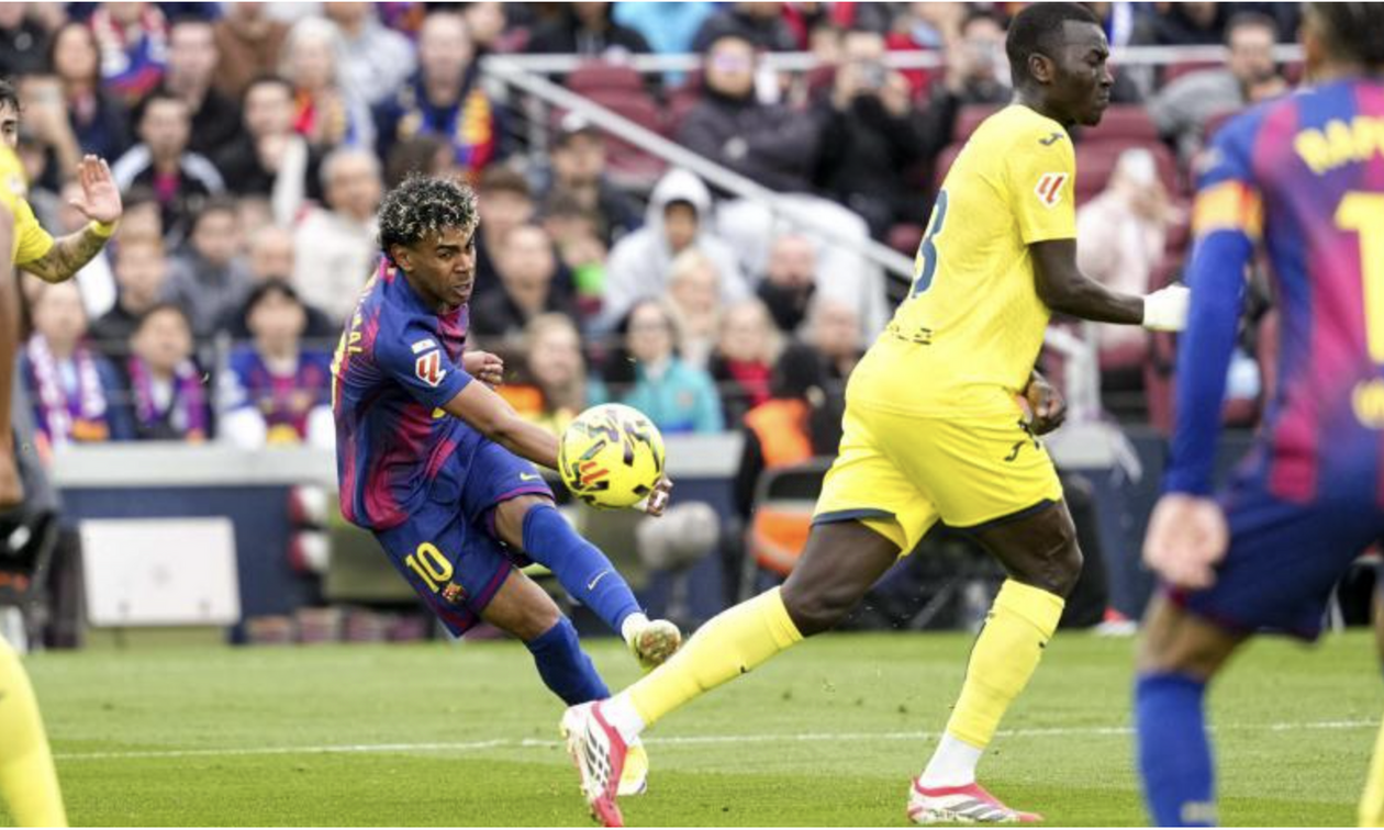 La Lίga: Με τεσσάρα και το πρώτο χατ τρικ του Γιαμάλ η Μπάρτσα βύθισε την Βιγιαρεάλ και πήγε στο +4!