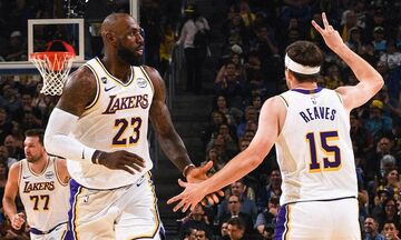 ΝΒΑ: Οι Λέικερς νίκησαν τους Ουόριορς με ηγέτες τους Ντόντσιτς και Τζέιμς (highlights)