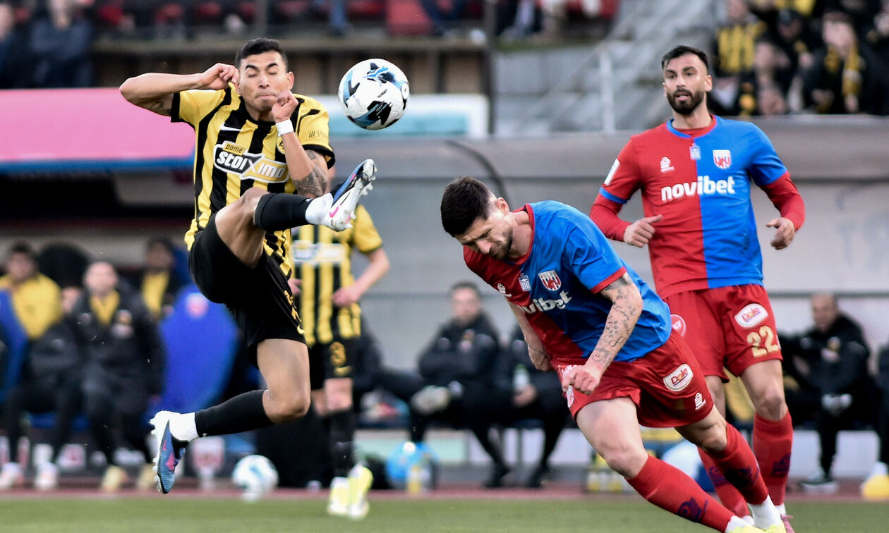 Βόλος - ΑΕΚ 2-2: Ο Ρέλβας γλίτωσε την «Ένωση» από την ήττα στο Πανθεσσαλικό στο 90+8' 