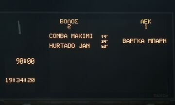 Βόλος-ΑΕΚ 2-2 | HIGHLIGHTS