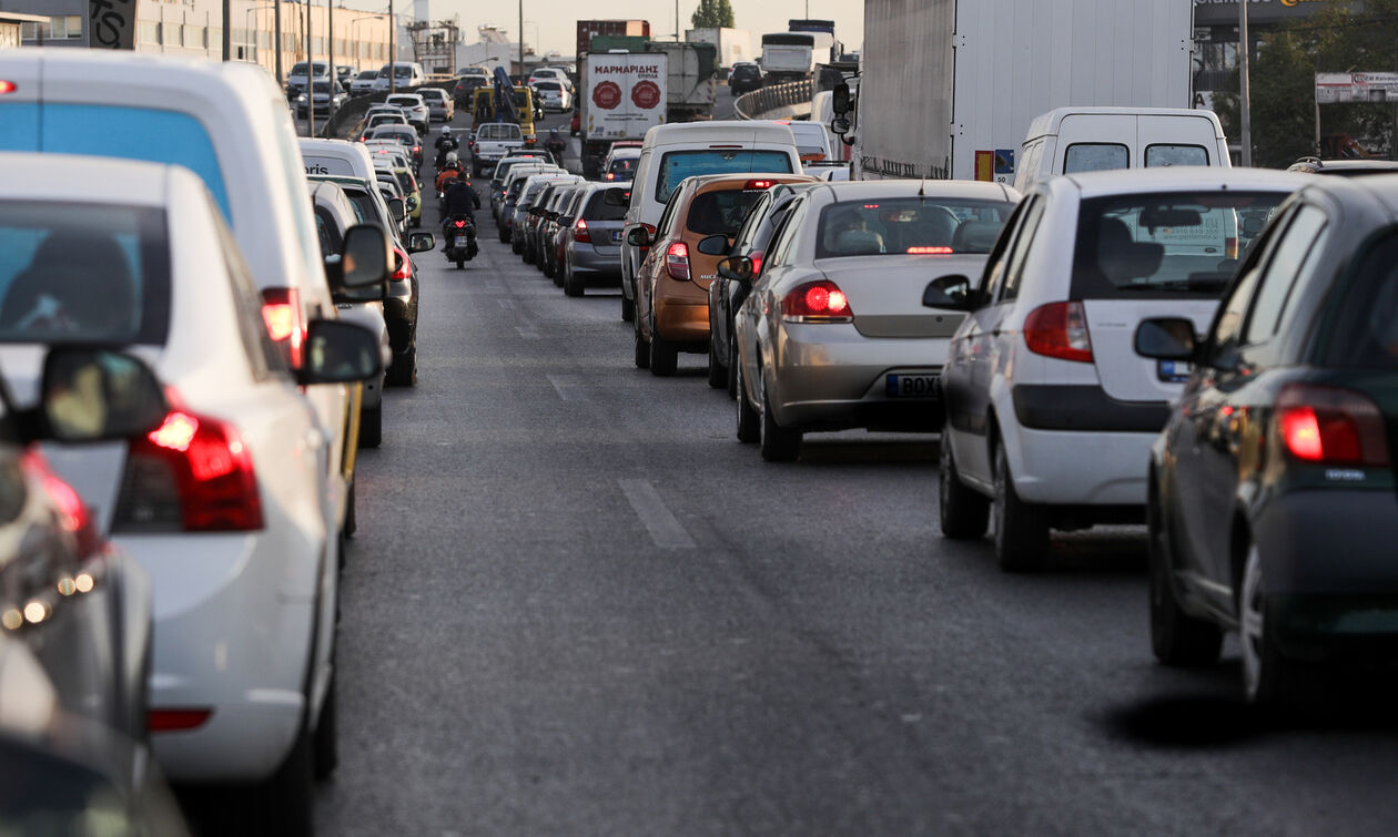 Κίνηση: Κυκλοφοριακή συμφόρηση στον Κηφισό