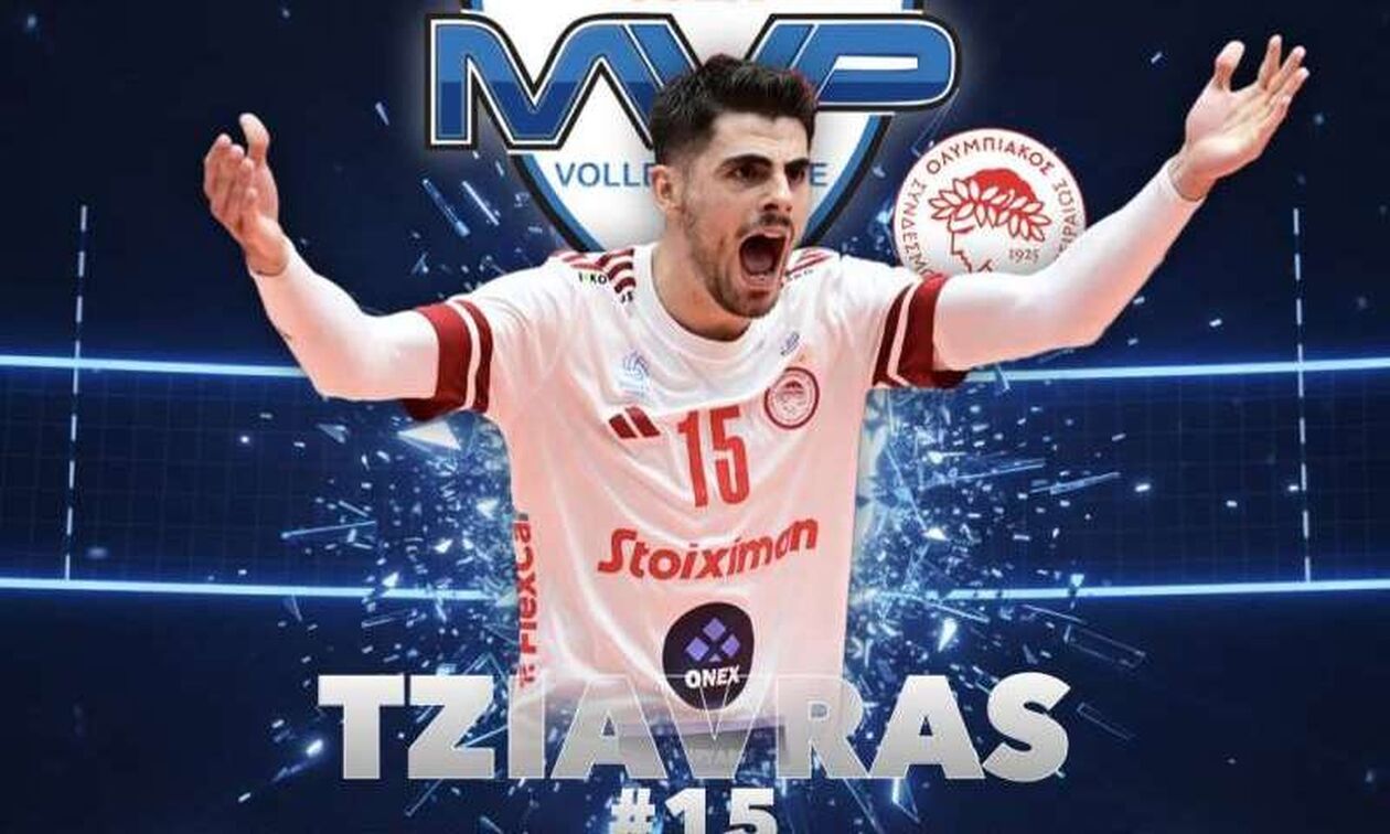 Volley League: MVP της αγωνιστικής ο Τζιάβρας