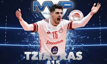 Volley League: MVP της αγωνιστικής ο Τζιάβρας
