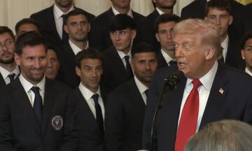 Αποθέωση Μέσι από Τραμπ