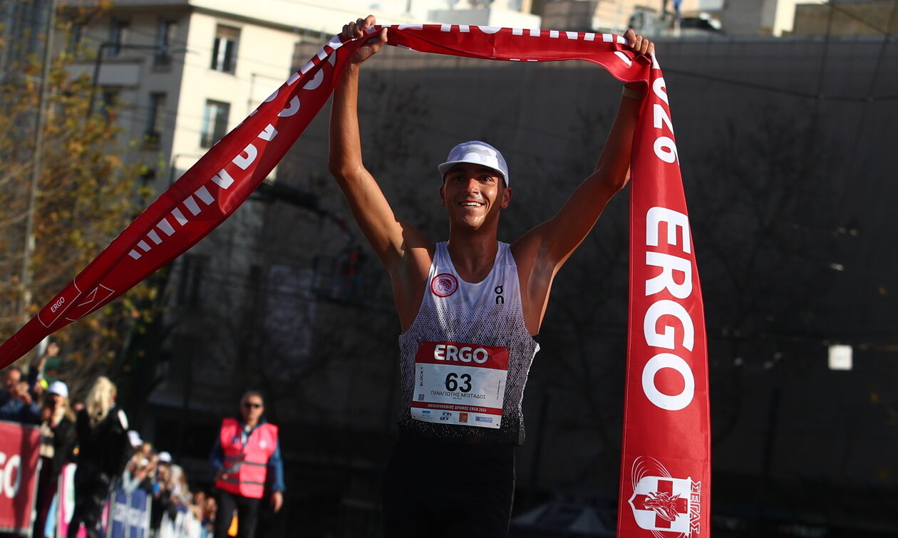Ημιμαραθώνιος: Νικητής με ρεκόρ αγώνα ο Μπιτάδος - Τρίτος τίτλος για την Μαρινάκου