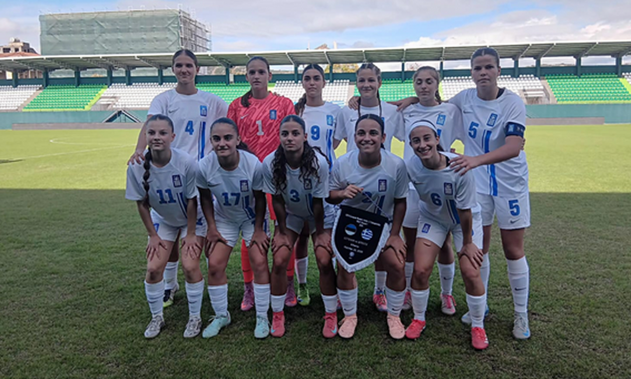 Εθνική Κορασίδων: Ήττα από την Ελβετία με 1-0, με δέκα από το 5'