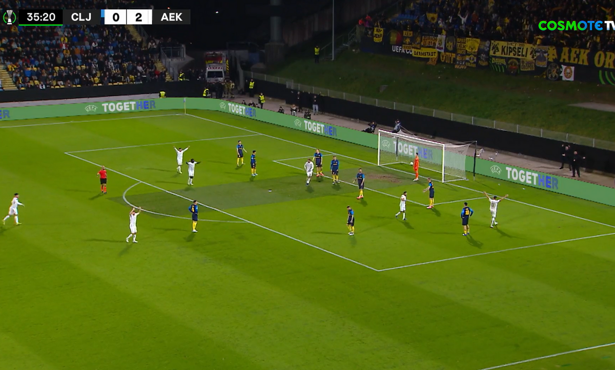 Τσέλιε-ΑΕΚ: Το απίθανο γκολ του Γκατσίνοβιτς