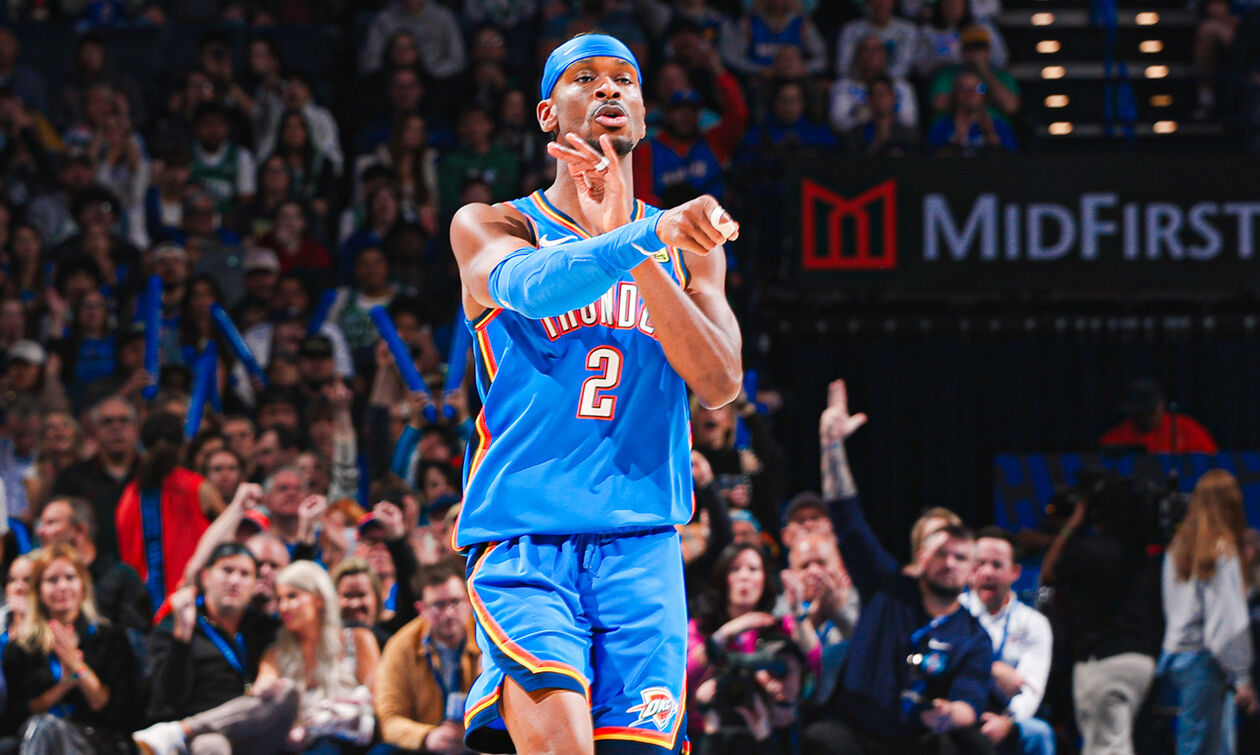 NBA: Ιστορικό ρεκόρ για τον Σέι Γκίλτζιους-Αλεξάντερ στη νίκη των Θάντερ (highlights)