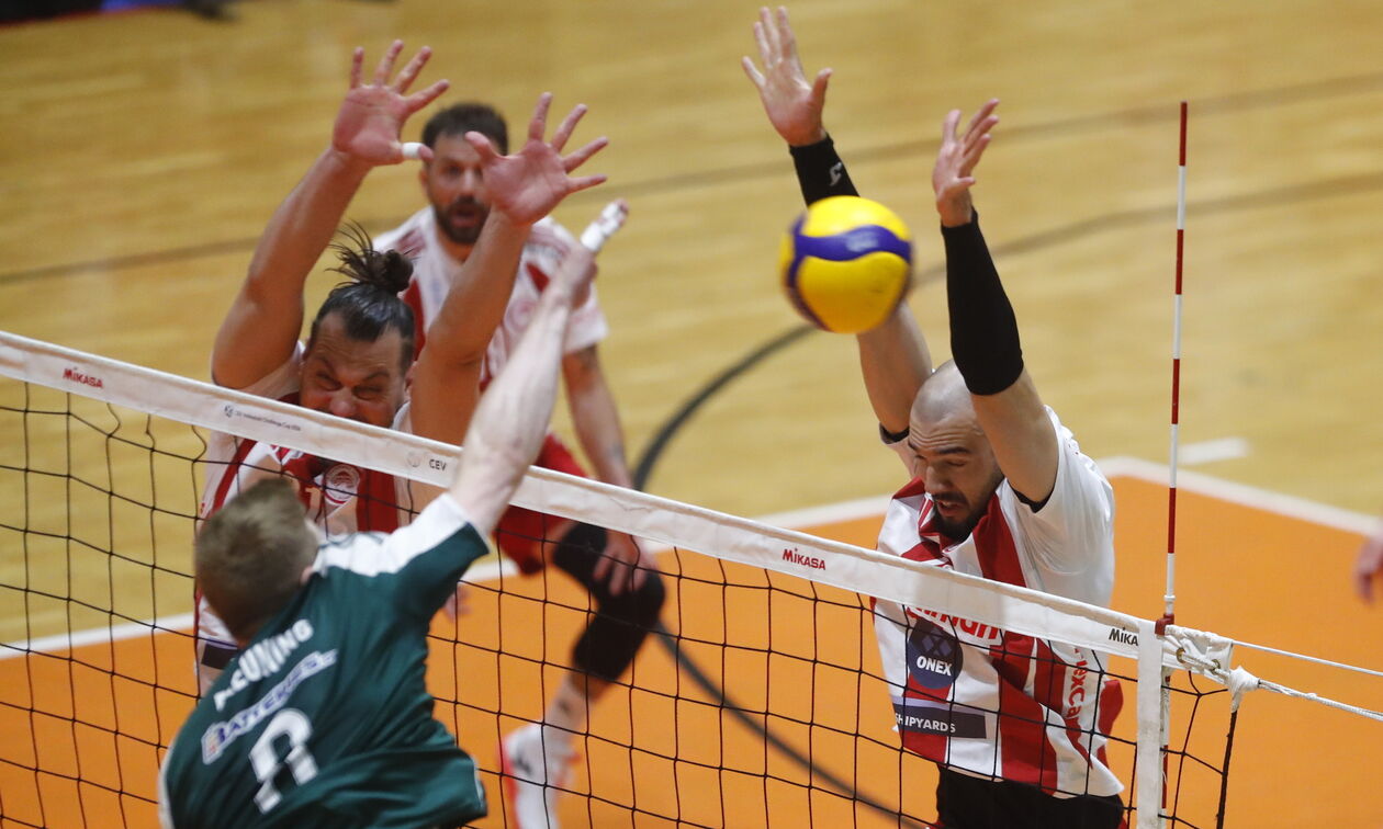 Volley League Ανδρών: Έκανε το 1-0 στους ημιτελικούς ο Παναθηναϊκός, 3-1 τον Ολυμπιακό στο Μετς