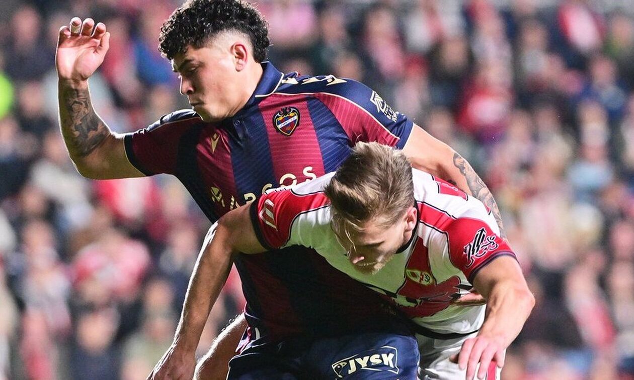 Ράγιο Βαγιεκάνο-Λεβάντε 1-1: Ηρωική ισοφάριση για την πιθανότατη αντίπαλο της ΑΕΚ 