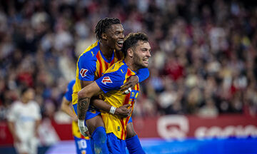 Σεβίλλη-Βαλένθια 0-2: Νικητής ο Κορμπεράν στη «μάχη» με τον Αλμέιδα