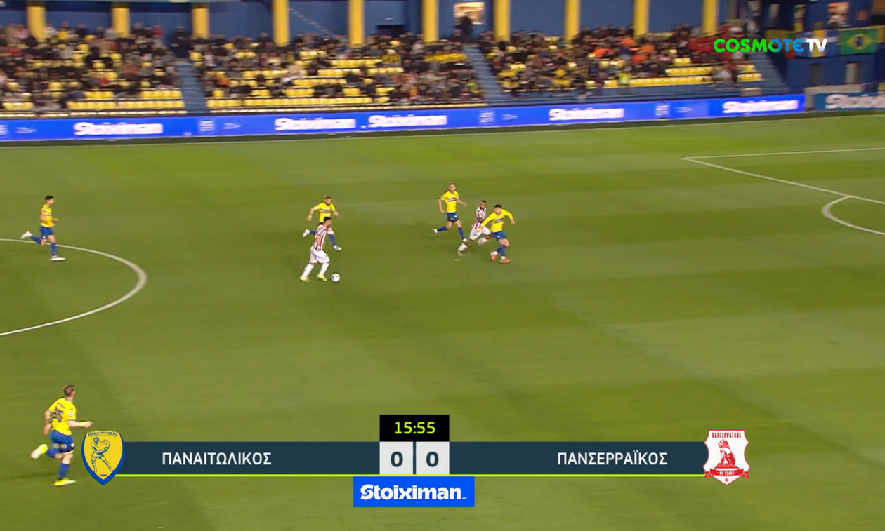 Παναιτωλικός-Πανσερραϊκός 0-0: Τα highlights (vid)