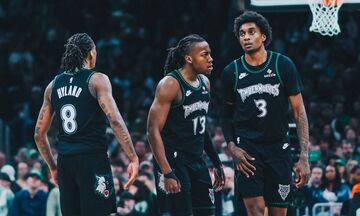 ΝΒΑ: Ιστορική νίκη των Τίμπεργουλβς στη Βοστώνη (highlights)