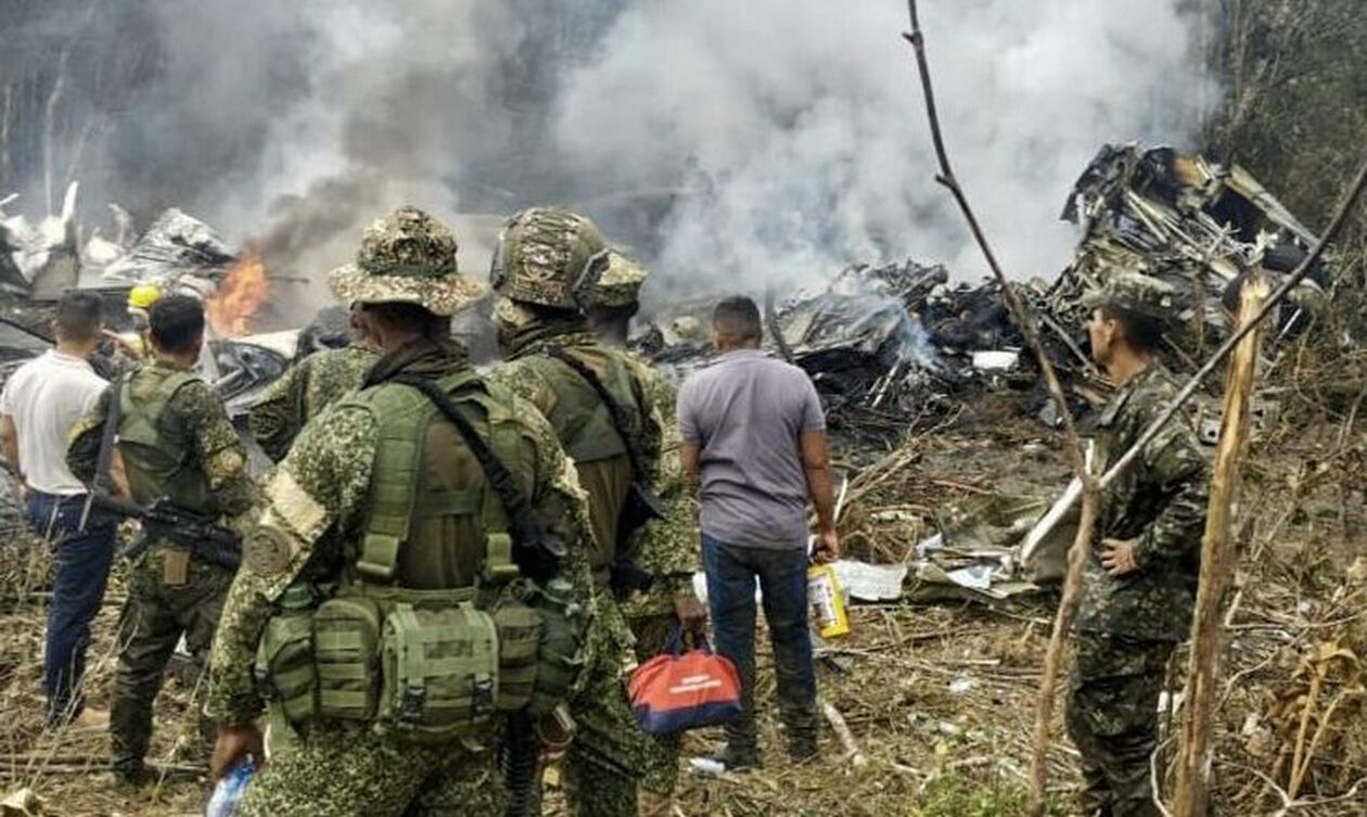Κολομβία: Τουλάχιστον 66 νεκροί μετά από συντριβή στρατιωτικού αεροσκάφους