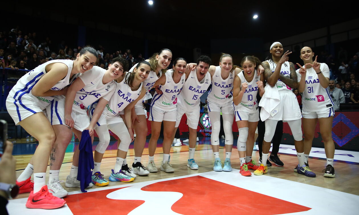 Ευρωμπάσκετ Γυναικών 2027: Στο δεύτερο γκρουπ δυναμικότητας η Ελλάδα