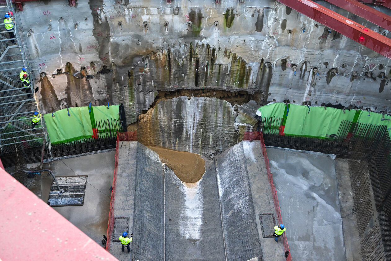 Γραμμή 4 του Μετρό: Προς τον Σταθμό Δικαστήρια κατευθύνεται ο «μετροπόντικας»