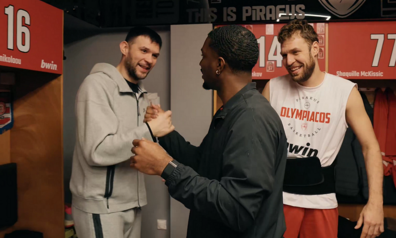 Ολυμπιακός: Γύρισε από τις ΗΠΑ ο Κίναν Έβανς κι έκανε έκπληξη στους συμπαίκτες του (vid)