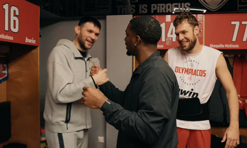 Ολυμπιακός: Γύρισε από τις ΗΠΑ ο Κίναν Έβανς κι έκανε έκπληξη στους συμπαίκτες του (vid)