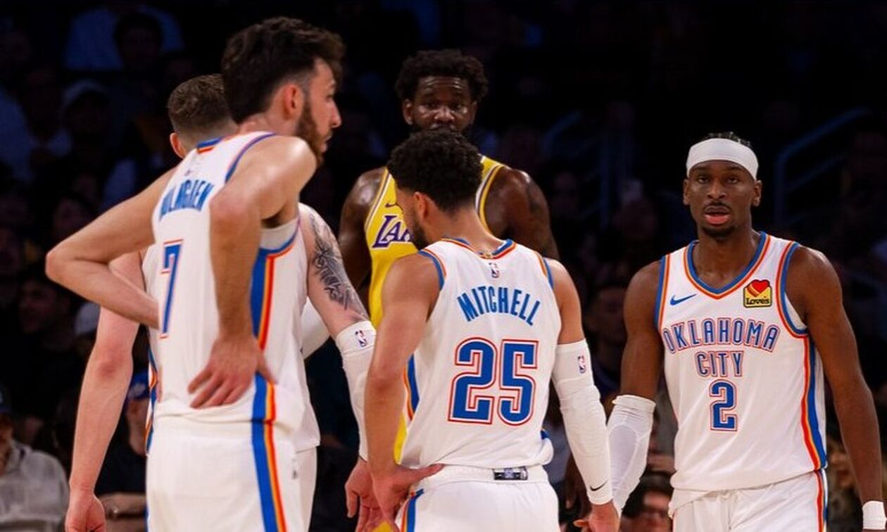ΝΒΑ: Οι Θάντερ συνέτριψαν τους Λέικερς και «αγκάλιασαν» την κορυφή (highlights)