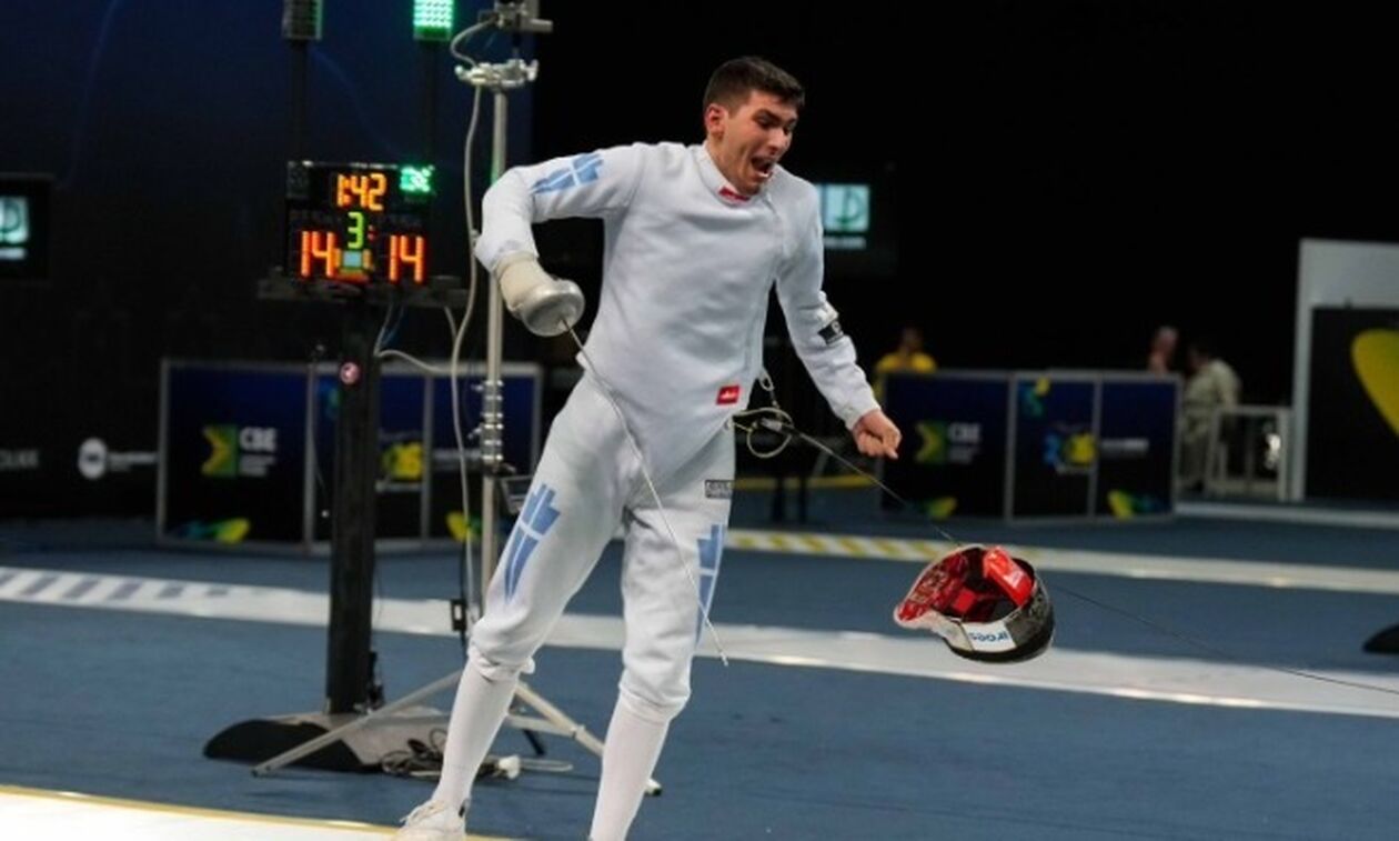 Ξιφασκία: Χάλκινο μετάλλιο ο Τζοβάνης στο Παγκόσμιο Πρωτάθλημα Νέων