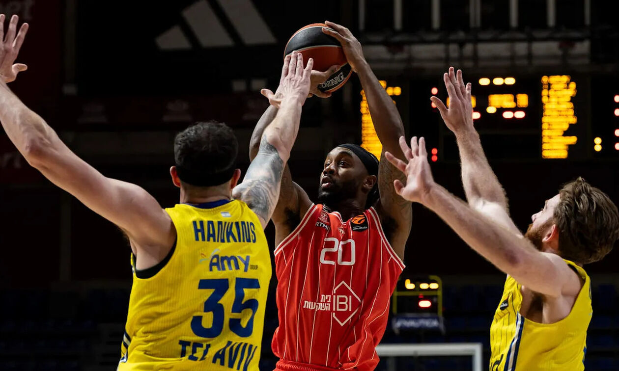 Ευρωλίγκα: Με μεγαλύτερο κίνητρο η Χάποελ 99-88 τη Μακάμπι 