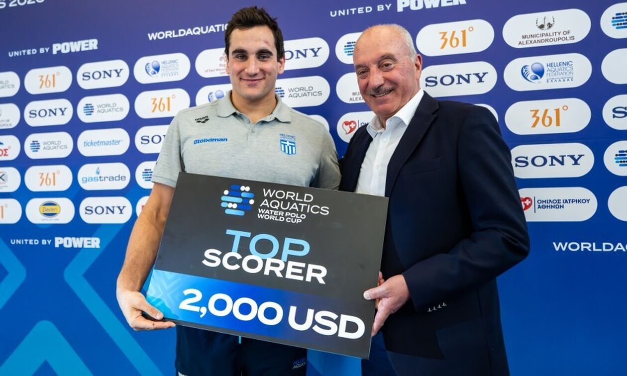 World Cup: Καλύτερος παίκτης και πρώτος σκόρερ της διοργάνωσης ο Στέλιος Αργυρόπουλος