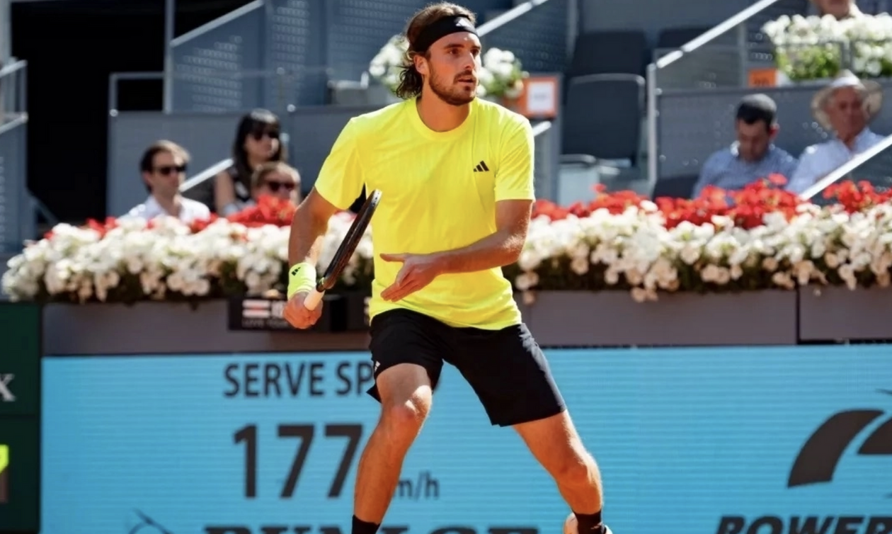 Σκοτάδι κι έλλειψη προβολέων διέκοψαν την πρεμιέρα του Τσιτσιπά στο Μόναχο!