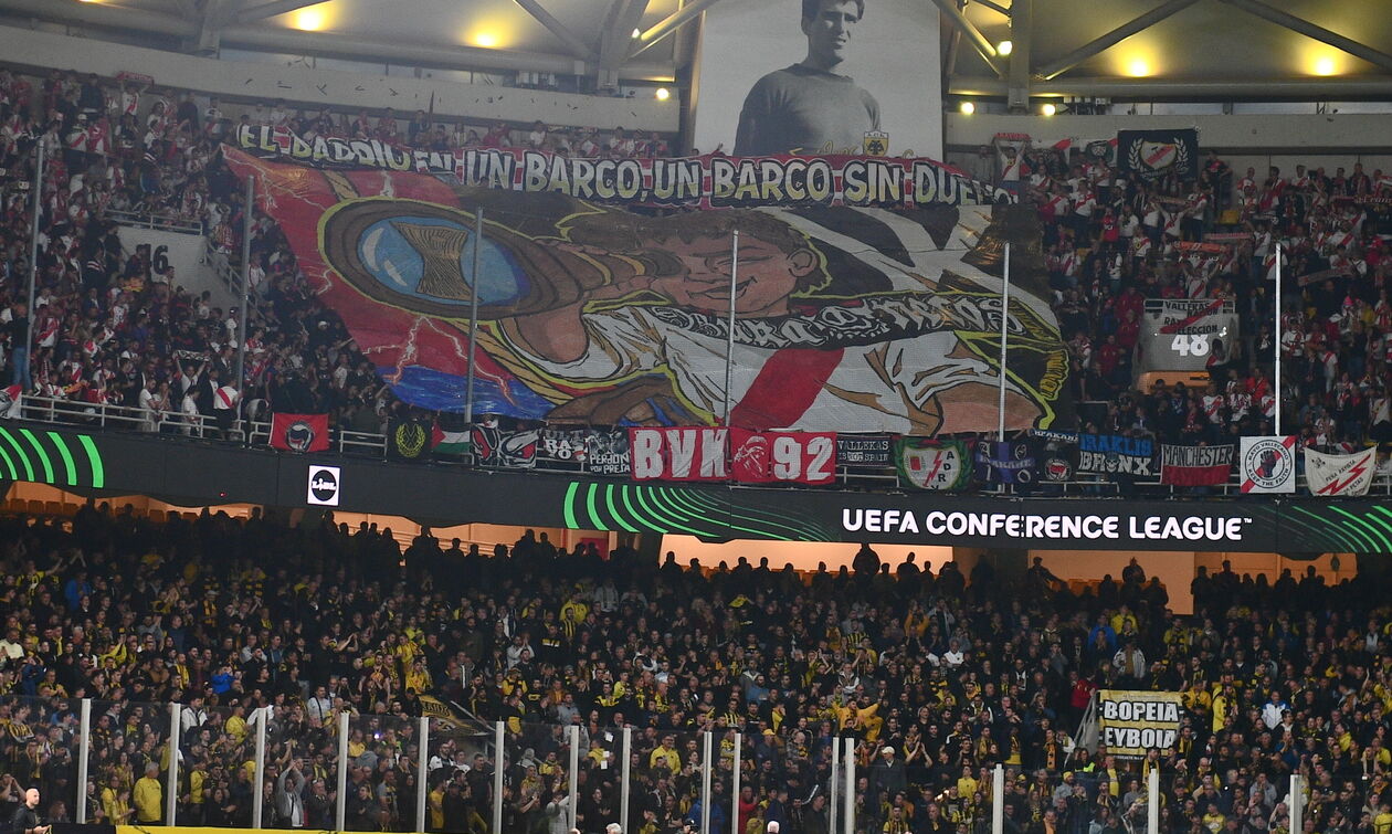 Ράγιο Βαγιεκάνο: Βροντερό παρών οι Ισπανοί και με πανό του Ηρακλή (pic)