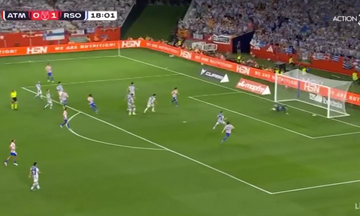 Ατλέτικο Μαδρίτης-Ρεάλ Σοσιεδάδ: Το γκολ του Λούκμαν για το 1-1