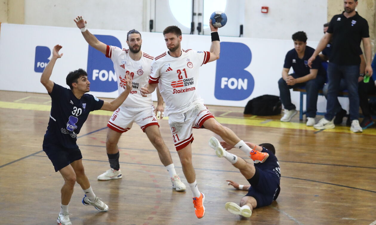 Ιωνικός Ν.Φ. - Ολυμπιακός 23-34: Τα highlights της αναμέτρησης