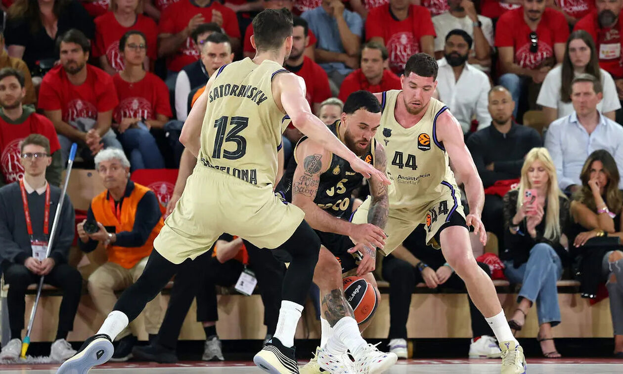 Ευρωλίγκα: Η Μονακό 79-70 τη Μπαρτσελόνα και στα πλέι οφ με Ολυμπιακό (highlights) 