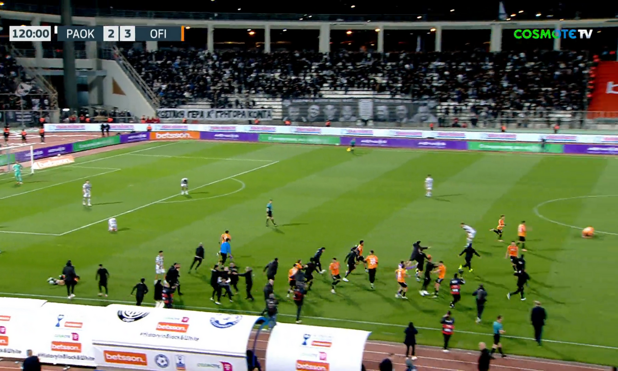 ΠΑΟΚ - ΟΦΗ: Το φινάλε του τελικού και η έκρηξη χαράς Κόντη και παικτών! (vid)