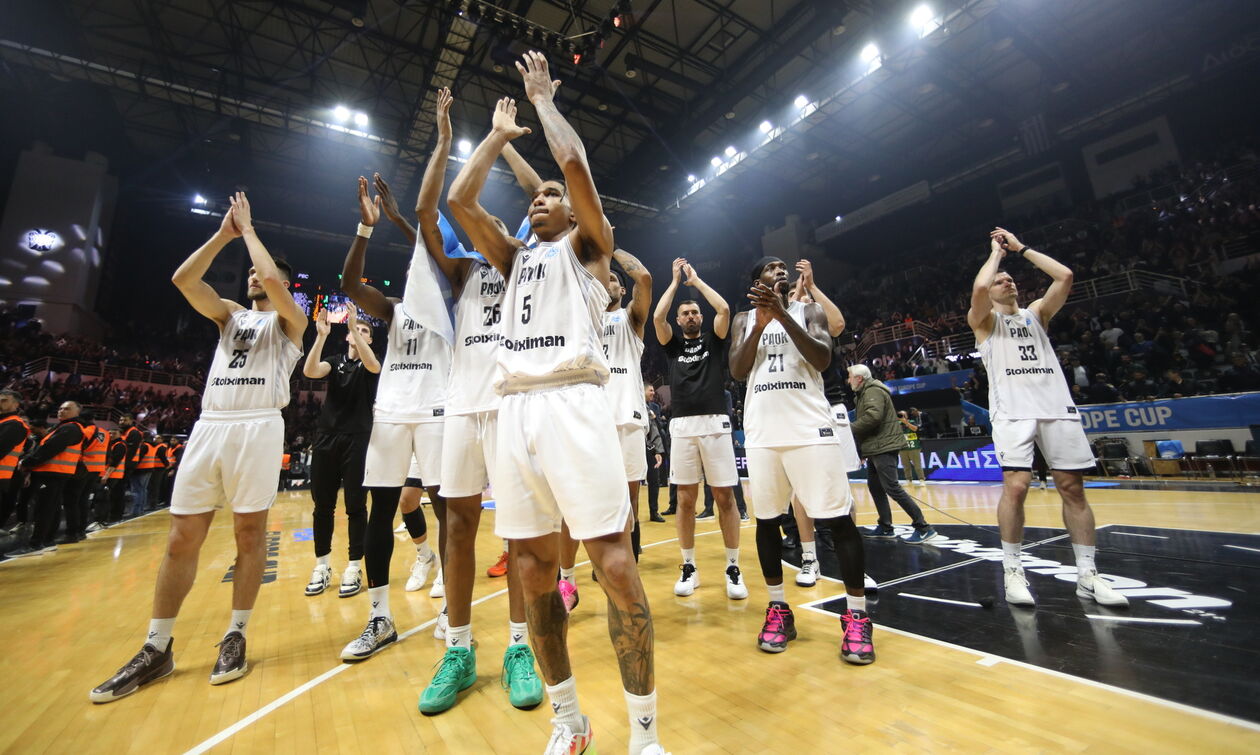 ΠΑΟΚ: Προσηλωμένος στον δεύτερο τελικό του FIBA Europe Cup
