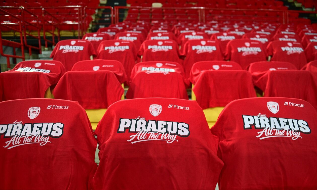 Ολυμπιακός: «Κοκκίνησε» το ΣΕΦ