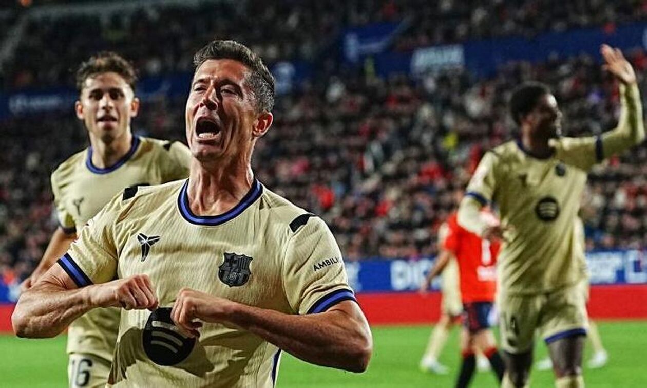 La Liga: «Διπλό» τίτλου στην Παμπλόνα η Μπαρτσελόνα με δύο γκολ μετά το 81' και αγκαλιά με το 29ο!