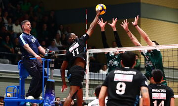 Volley League Ανδρών: Ο Παναθηναϊκός έκανε το 2-1 στους τελικούς, 3-2 τον ΠΑΟΚ