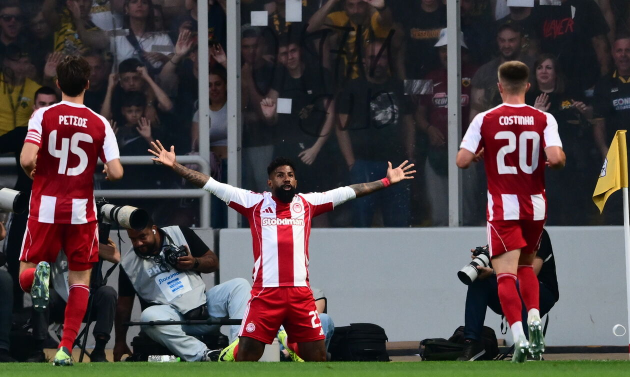 Α.Ε.Κ - Ολυμπιακός: Το γκολ του Ροντινέι μετά το λάθος του Πινέδα (vid)!