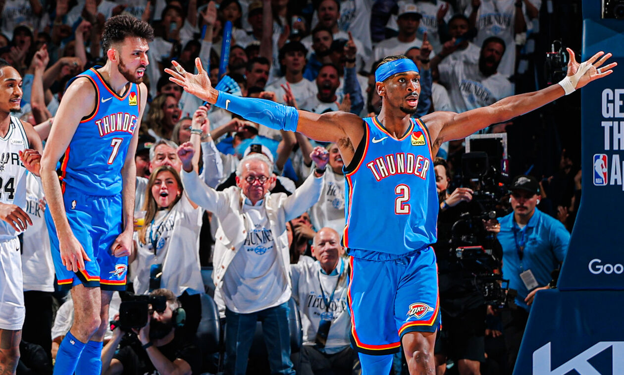 NBA: Οι Θάντερ ισοφάρισαν τη σειρά με τους Σπερς (highlights)
