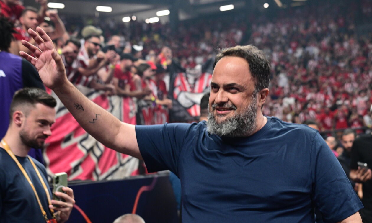 Ολυμπιακός: Αποθέωση για Μαρινάκη (pics)