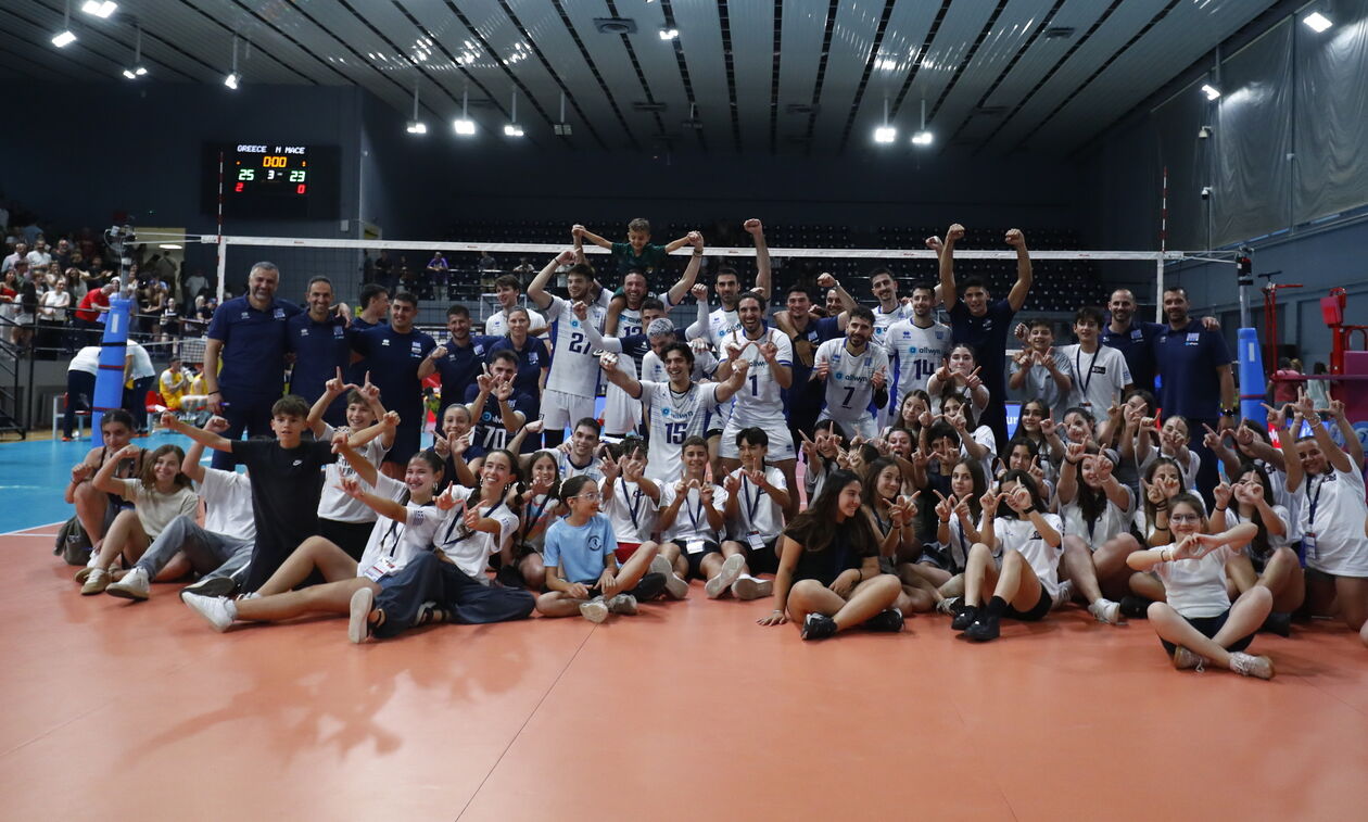 European League 2026: Η Εθνική ανδρών 3-0 τη Βόρεια Μακεδονία και έκανε το 2X2 στη Γλυφάδα