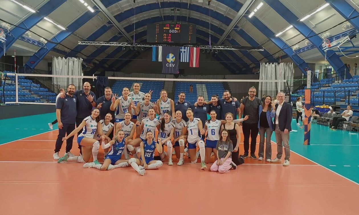 European League 2026: Η Εθνική γυναικών νίκησε 3-1 με ανατροπή την Εσθονία