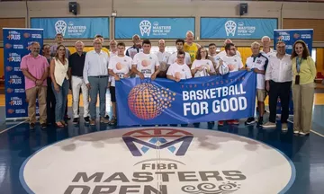FIBA Masters Open: Μήνυμα συμπερίληψης και ισότητας από την EOK και το FIBA Foundation 