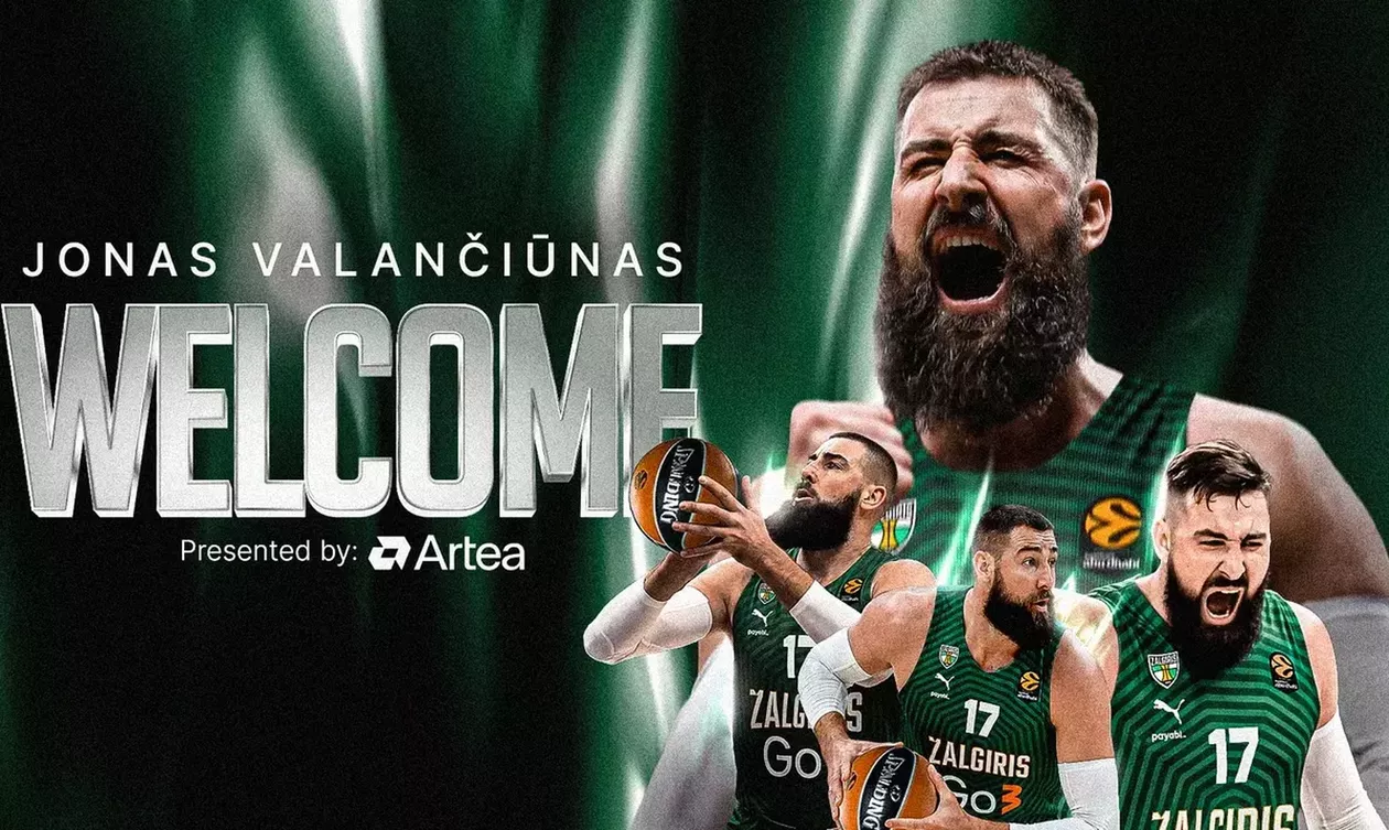 Κι επίσημα στη Ζαλγκίρις ο Γιόνας Βαλαντσιούνας