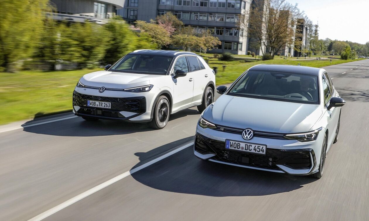 Volkswagen: Οι τιμές των υβριδικών Golf και T-Roc